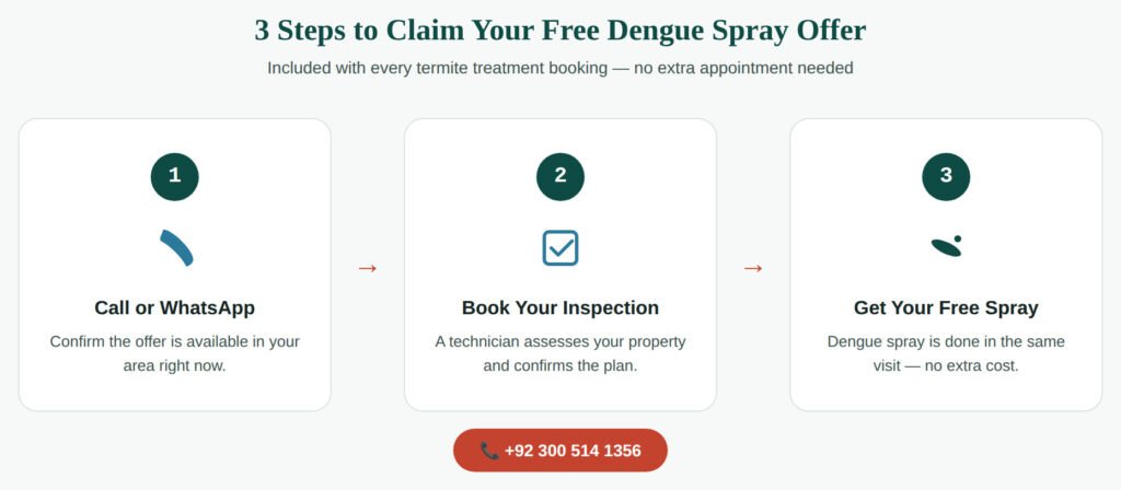 termite treatment cost in Pakistan