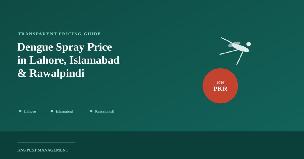 Dengue Spray Price in Lahore, Islamabad & Rawalpindi (2026 Guide)